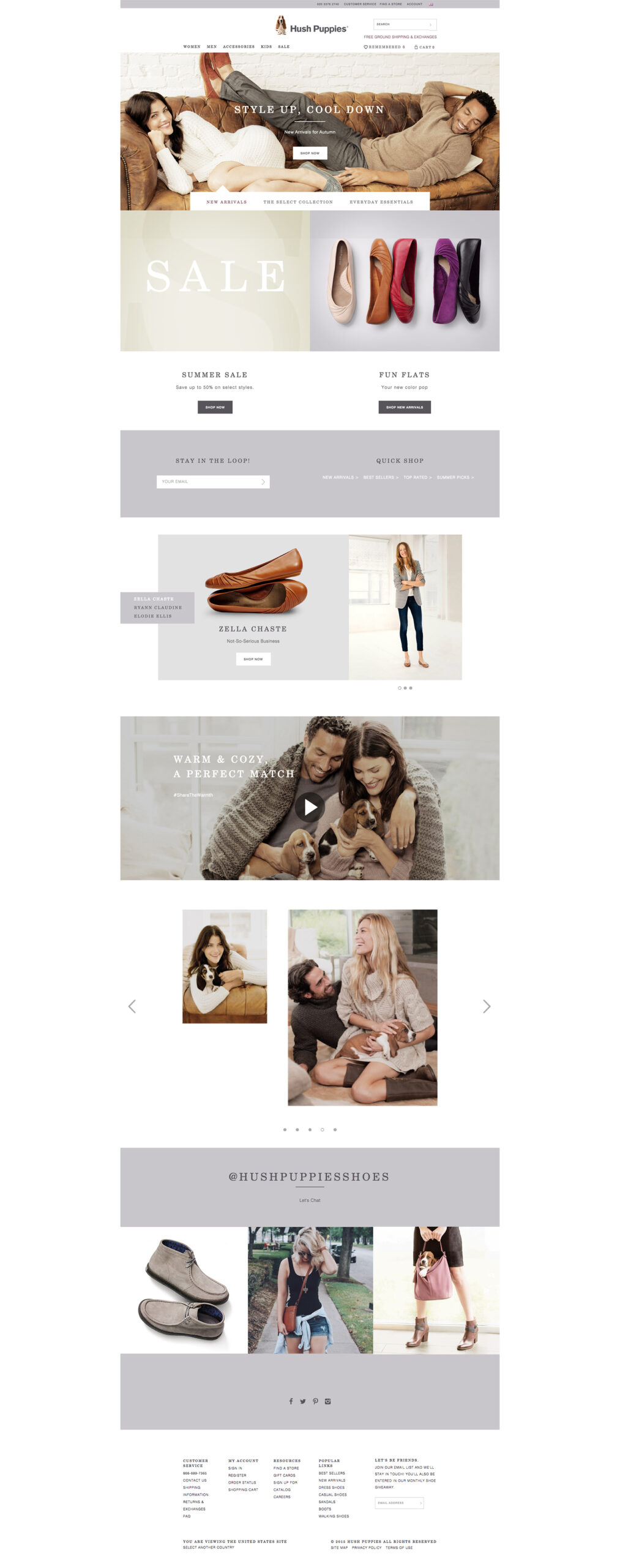 Hush_puppies_web_design_desktop